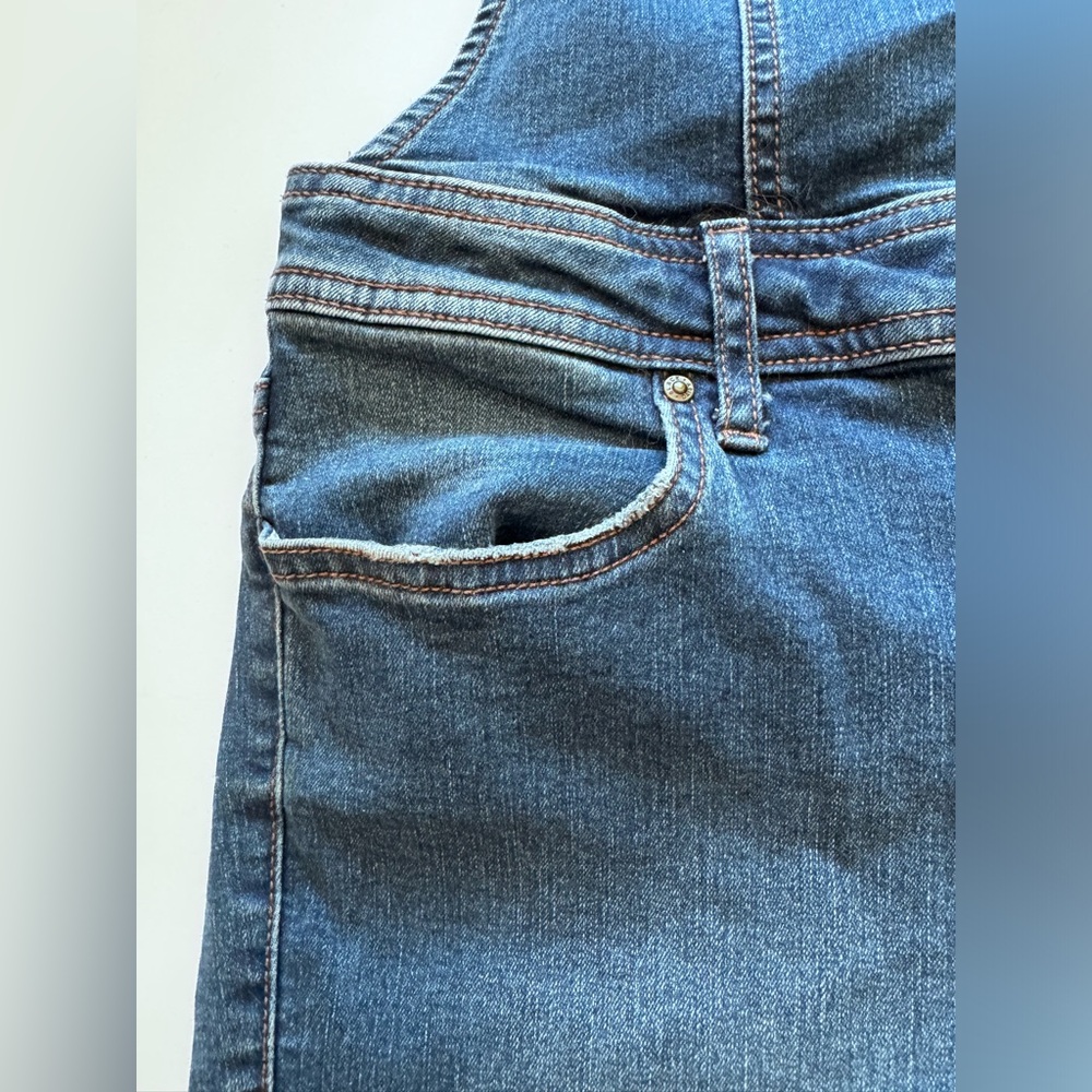 BLACK DAISY Junior Regular Blue Denim Overalls Size S Adjustable Straps Pockets - Picture 6 of 13